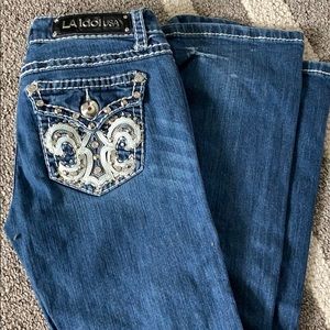 Jeans with bling